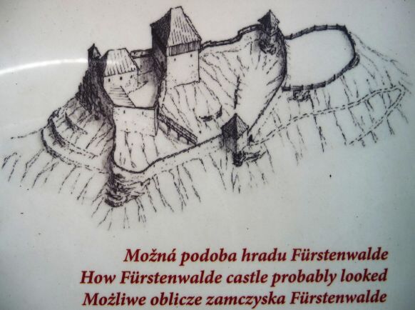 Zcenina hradu Frstenwalde