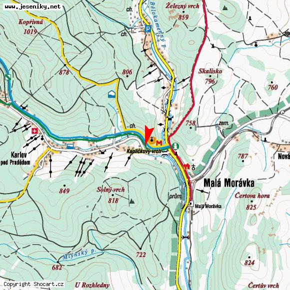 Mapa umístění